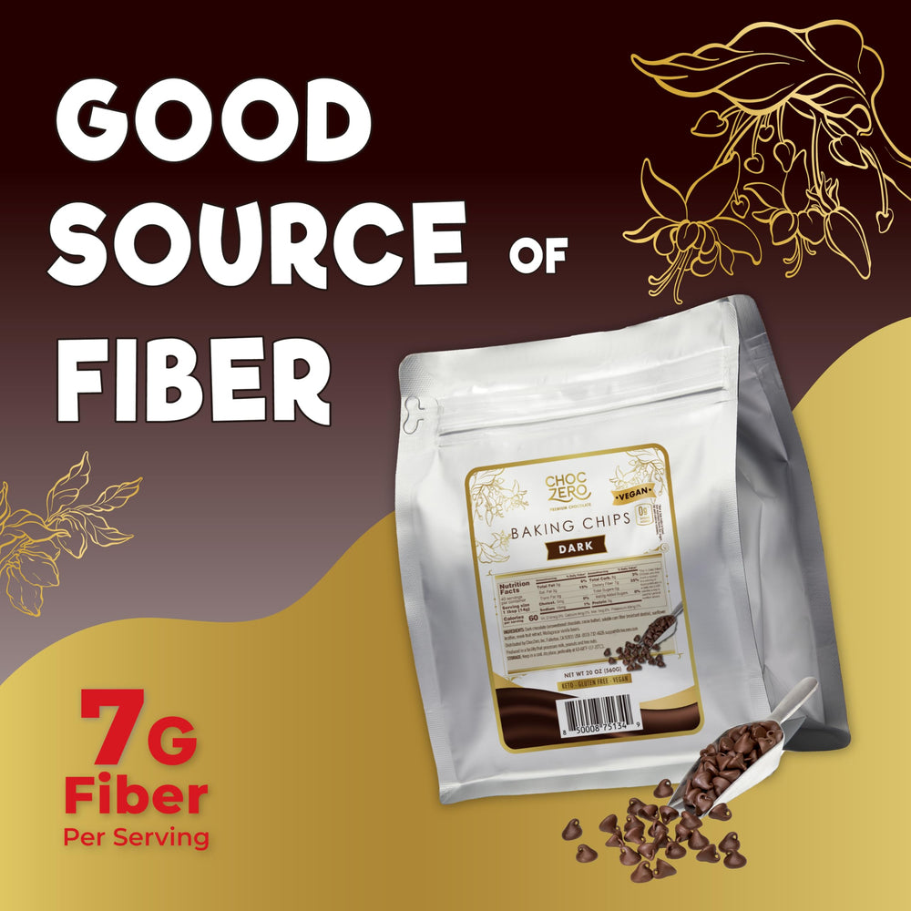ChocZero sugar-free chips dairy-free and gluten-free for allergy-friendly treats.