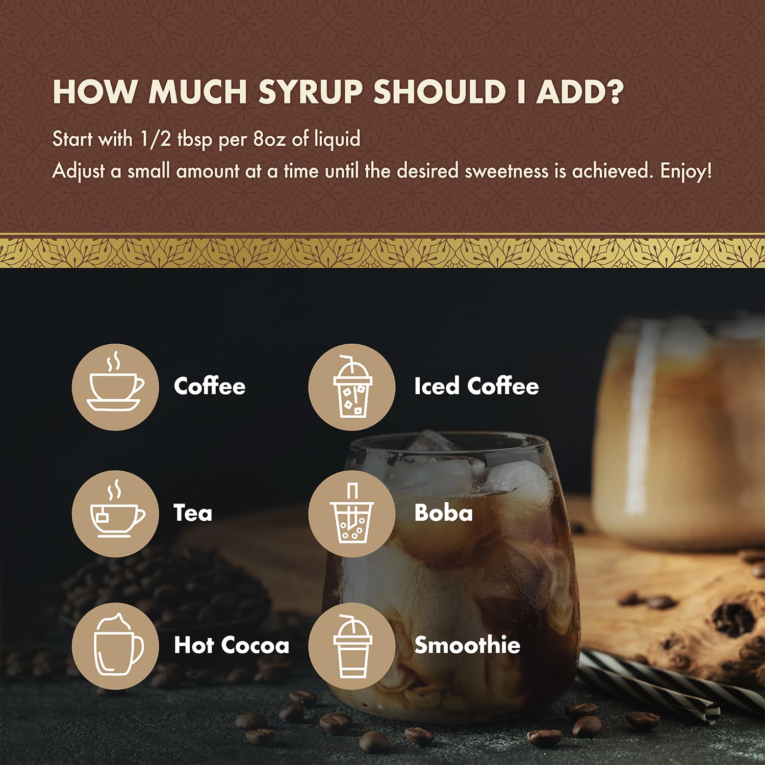 ChocZero Irish Cream syrup with oats for breakfast