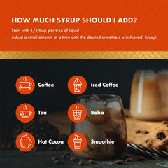 ChocZero Sugar Free Coffee Syrup salted caramel drizzle over oatmeal for a sweet boost.