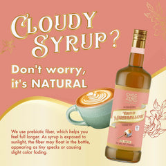 ChocZero toasted marshmallow syrup label highlighting vegan, gluten-free, keto-friendly features