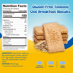 ChocZero toasted oat breakfast biscuits with coffee, grab-and-go keto breakfast.