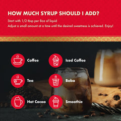 ChocZero vanilla syrup cocktail mixer adds smooth vanilla notes to drinks.