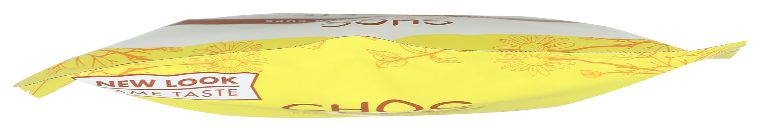 ChocZero white chocolate peanut butter cups close-up, creamy filling and smooth coating.