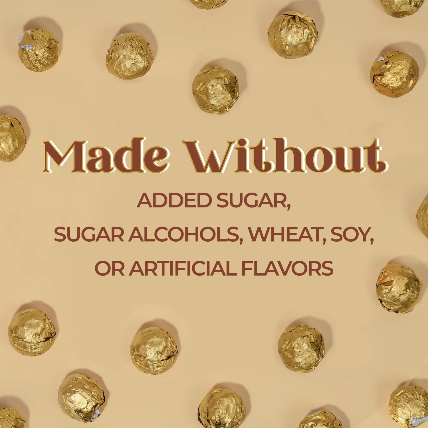 ChocZero zero-added-sugar truffles sweetened with monk fruit for keto-friendly indulgence.