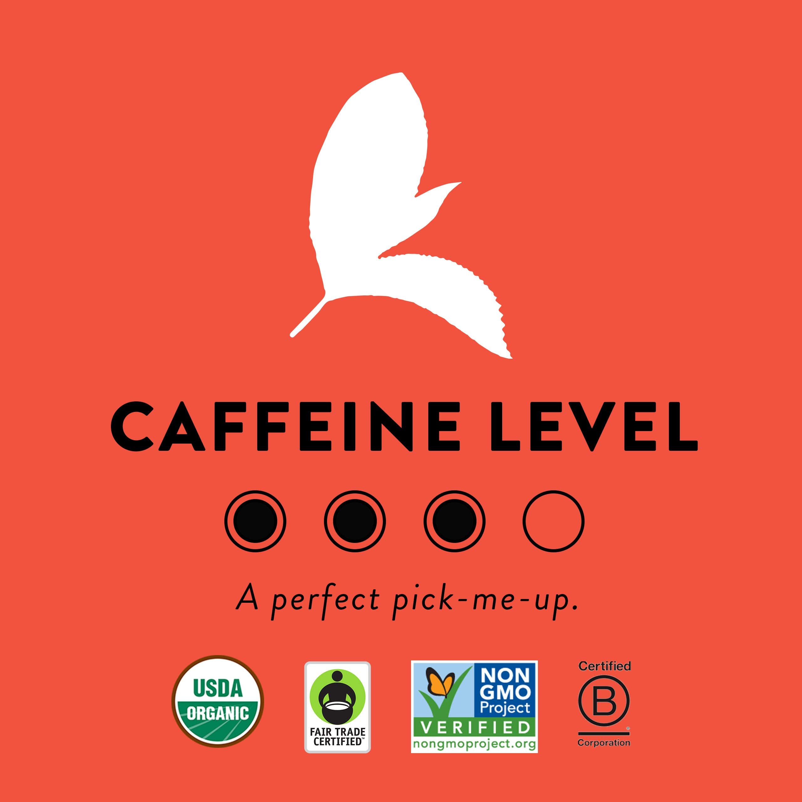 Choice Organic Teas English Breakfast brew fills your mug with aroma