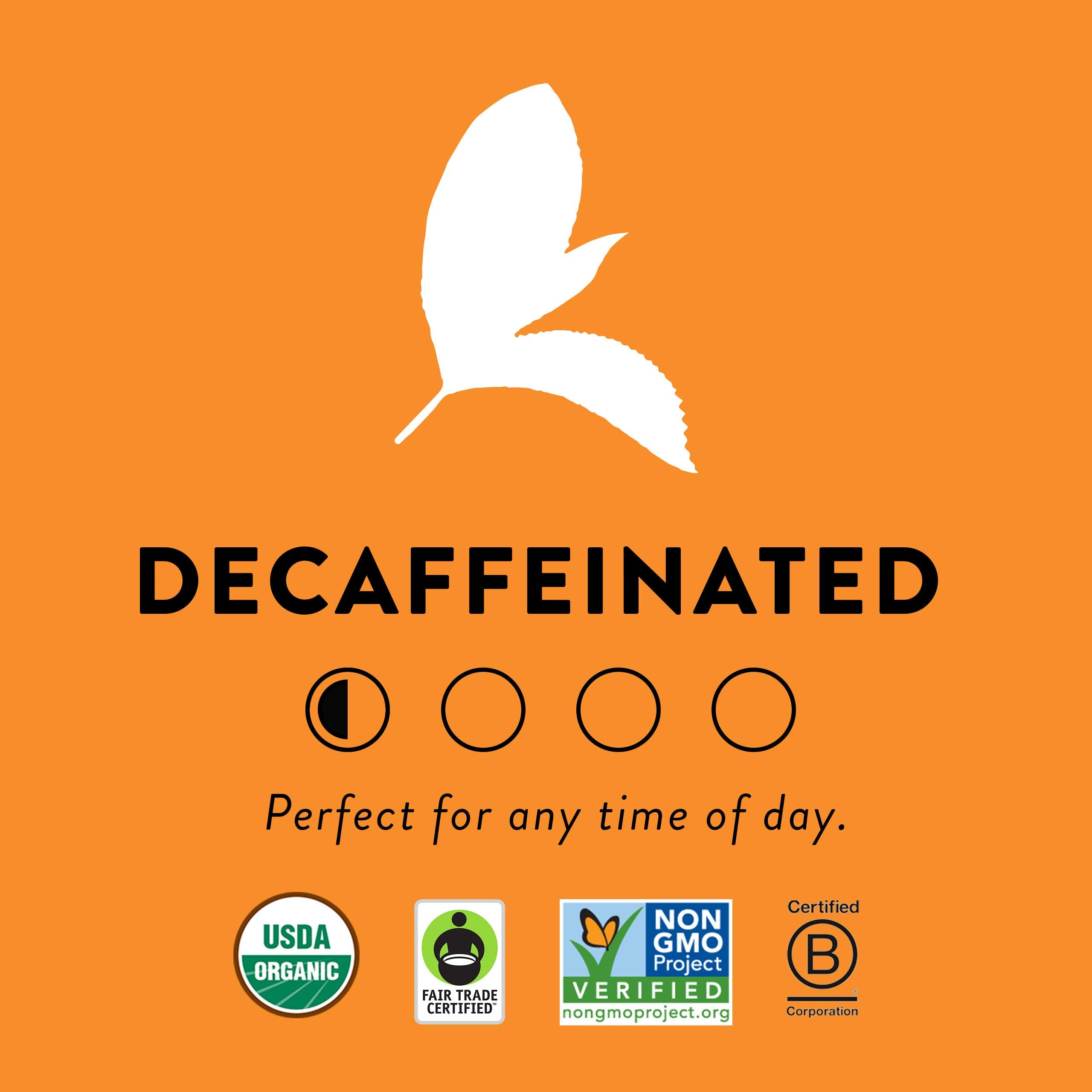 Compostable tea bags close-up from Choice Organic Teas