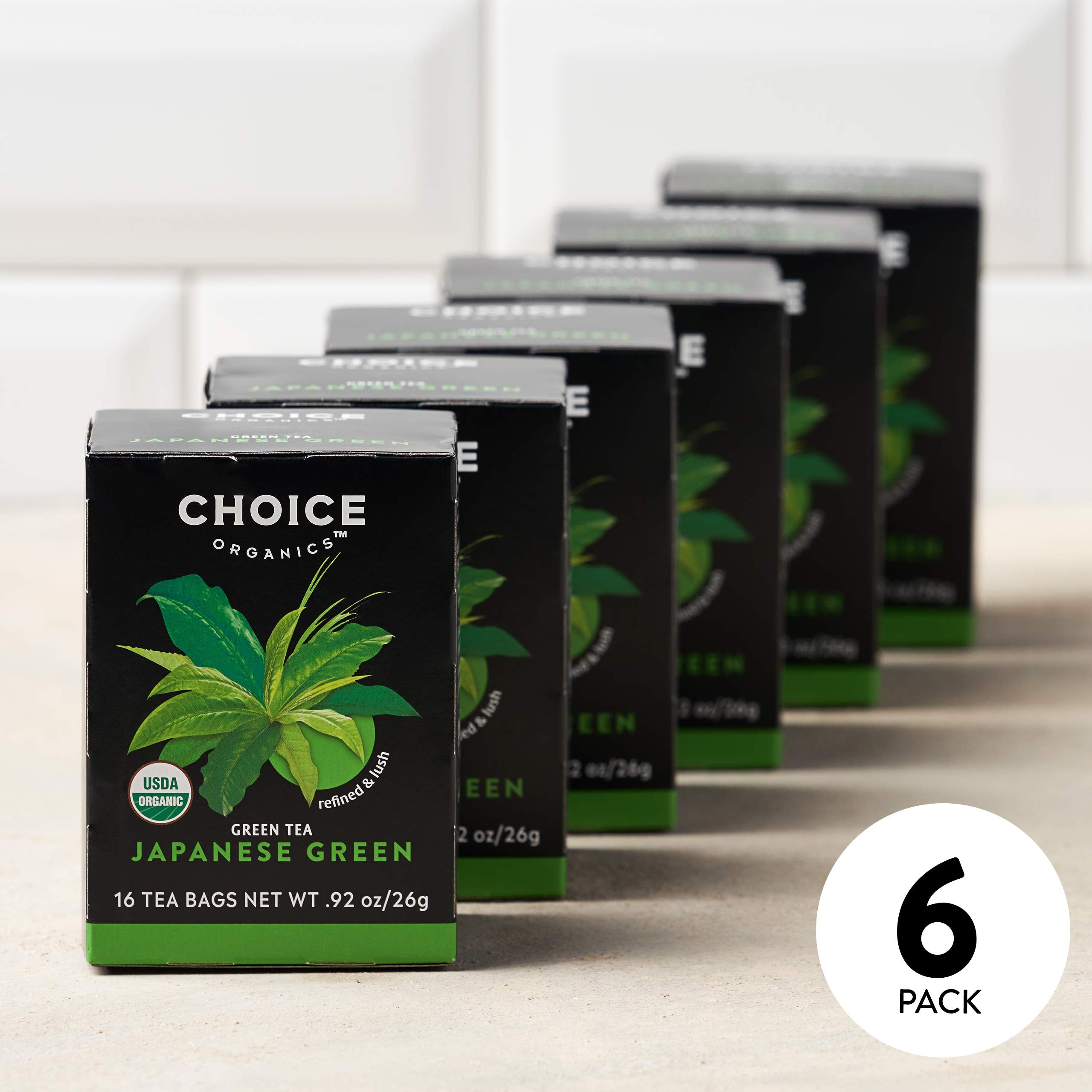 Choice Organic Teas organic certifications badge on packaging