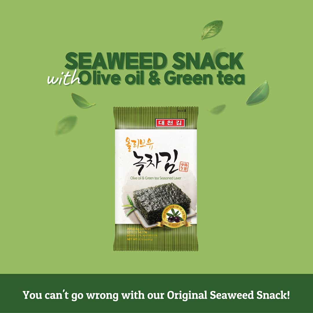CHOI'S 1 Daechun seaweed-snack-sea-salt-original versatile for lunch boxes