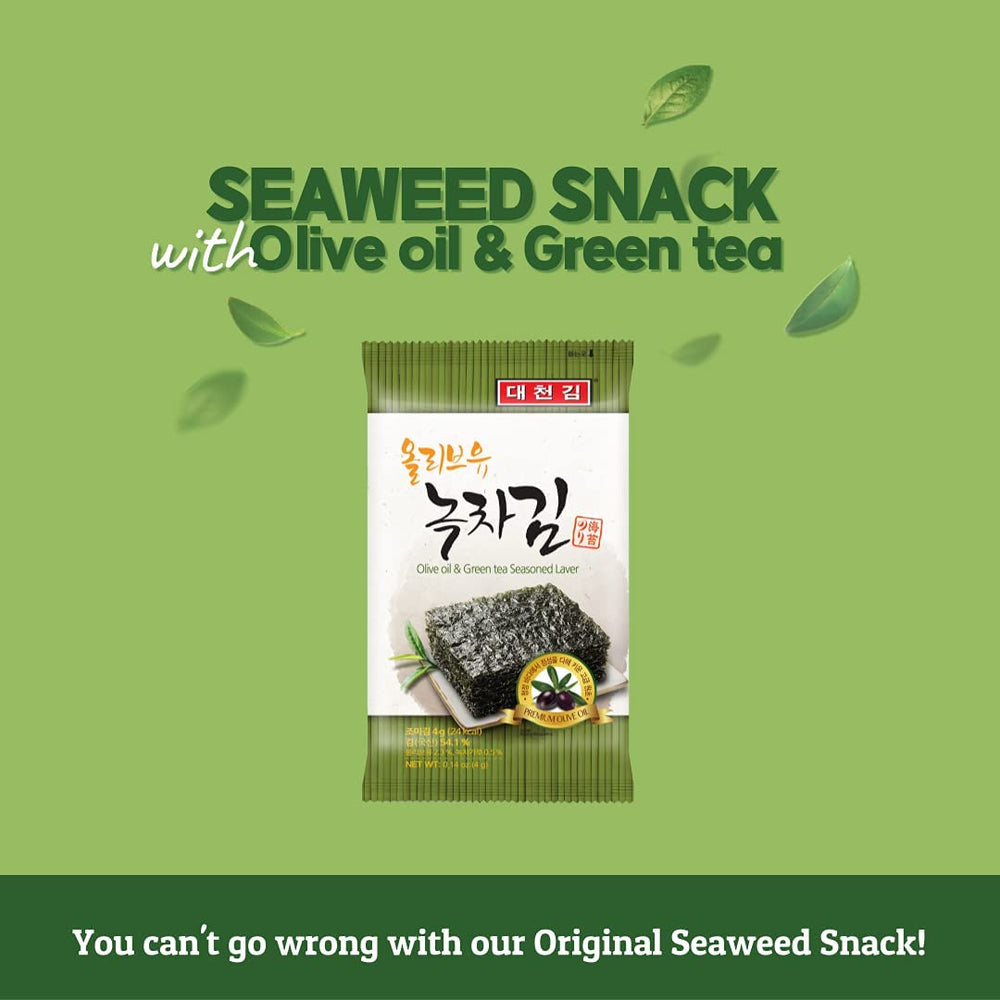 CHOI'S 1 Daechun seaweed-snack-sea-salt-original versatile for lunch boxes