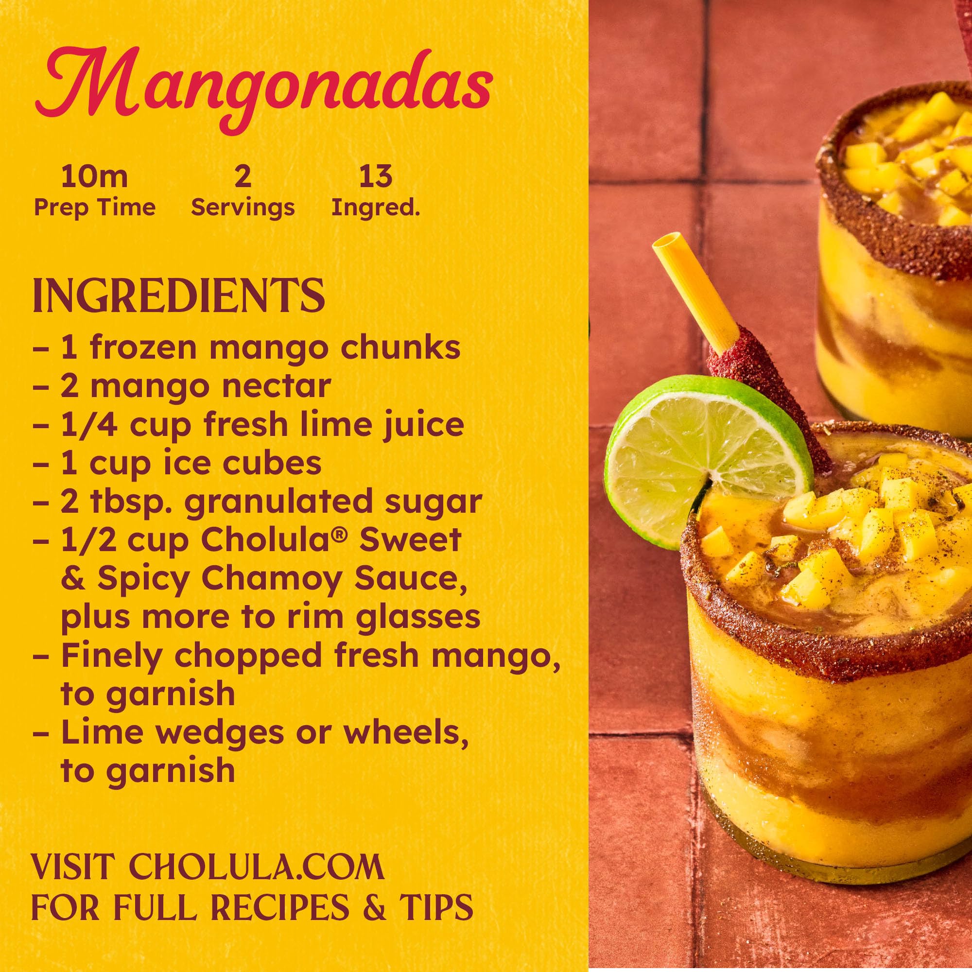 Cholula Chamoy adds depth to dessert sauces and fruit dips