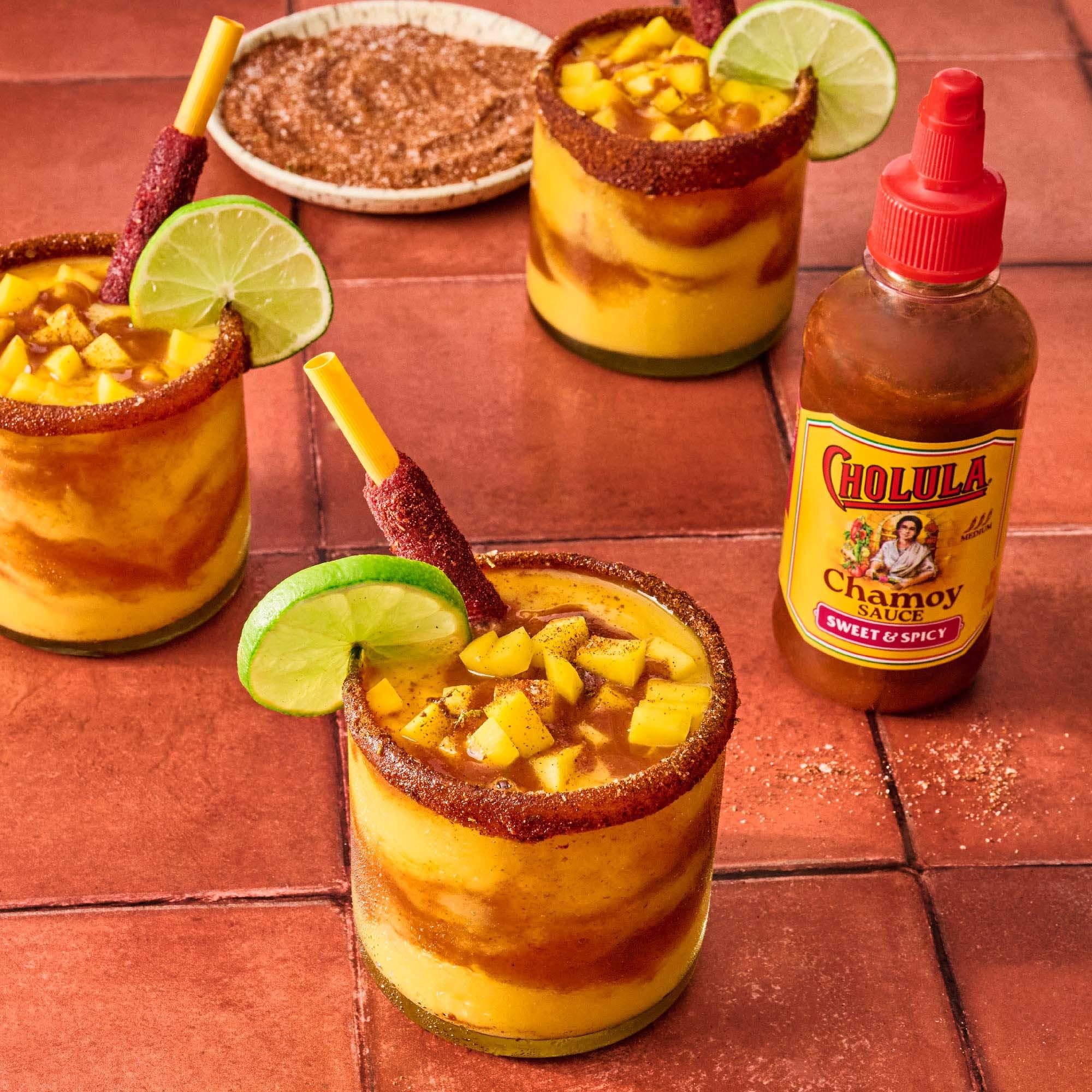 Cholula Chamoy over frozen treats delivers refreshing heat and sweetness