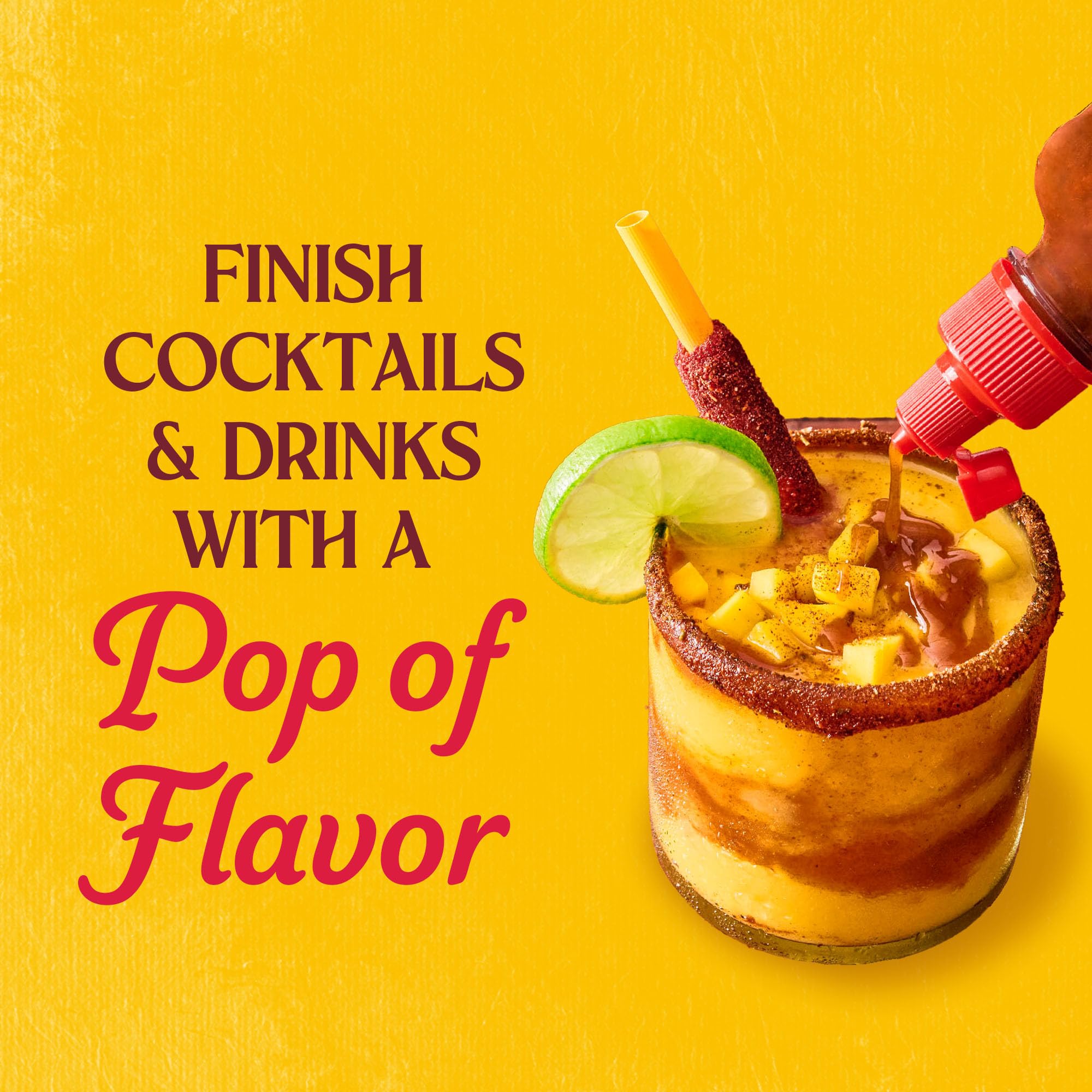 Cholula Chamoy bottle with wooden cap complements Mexican cuisine rituals