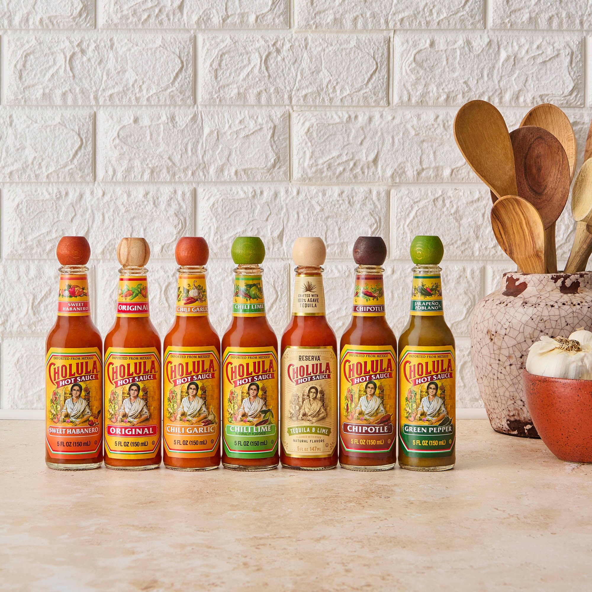 Cholula Chili Lime on fish tacos adds citrus heat