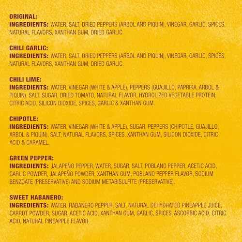 Cholula Chipotle bottle adds smoky heat to pizza and veggies.