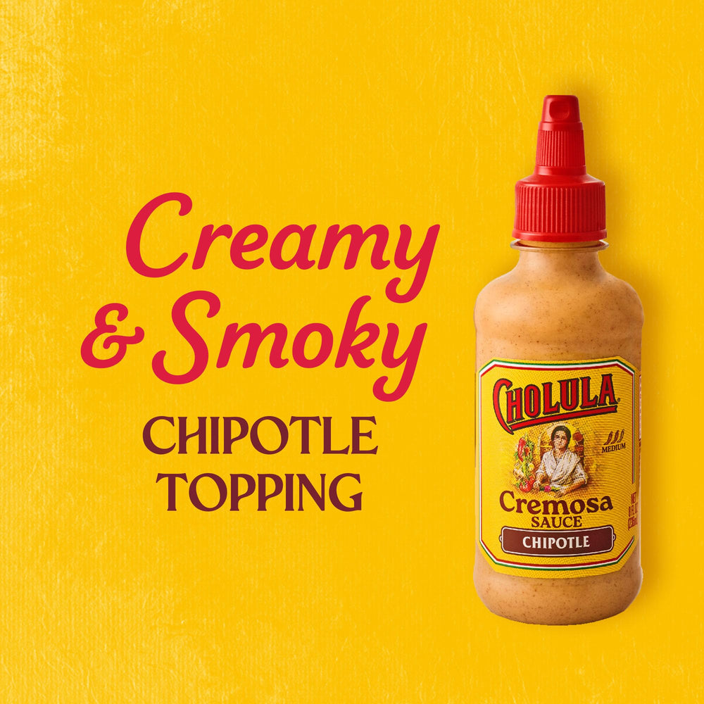 Cholula Cremosa Chipotle avocado toast topping enhances flavor