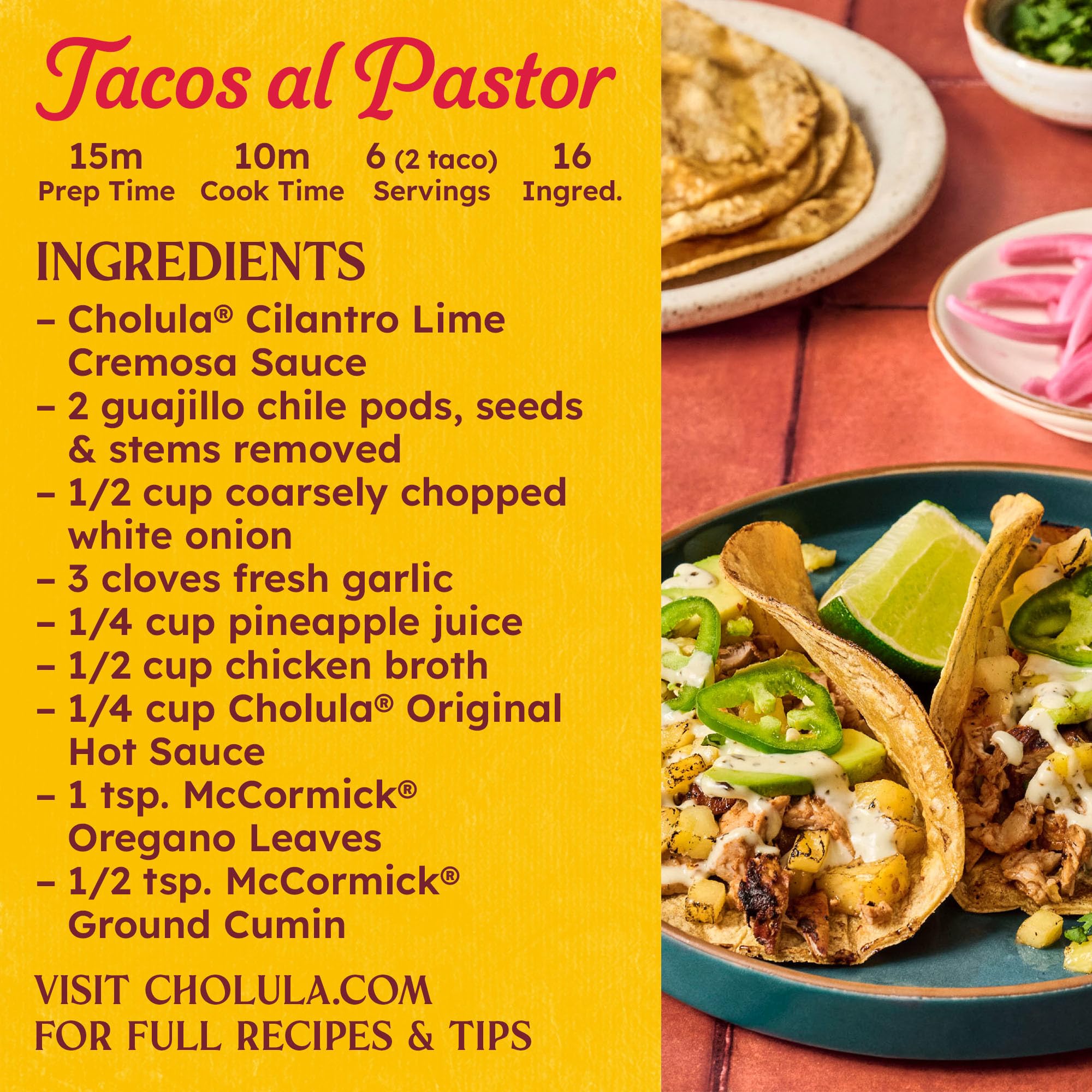 Cholula Cremosa Cilantro Lime dressing on salads for tang.