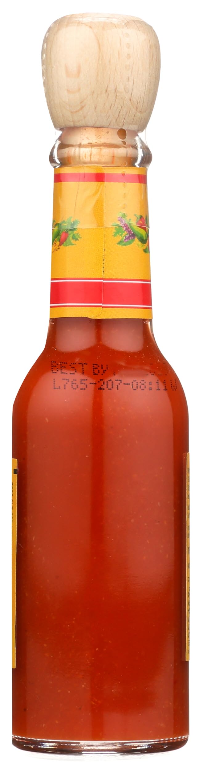 Cholula hot sauce bottle pour demonstrates smooth, controlled seasoning