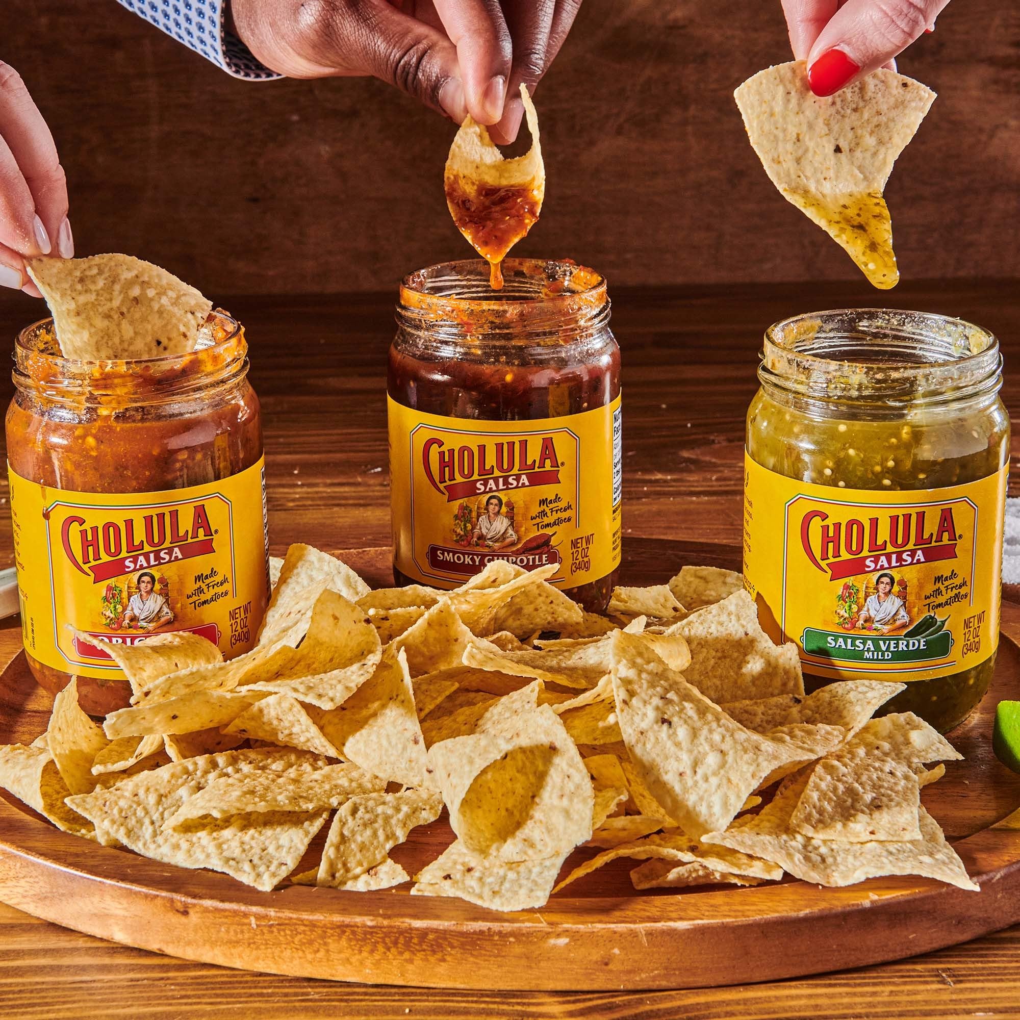 Cholula Smoky Chipotle Salsa glazing BBQ chicken for extra zing