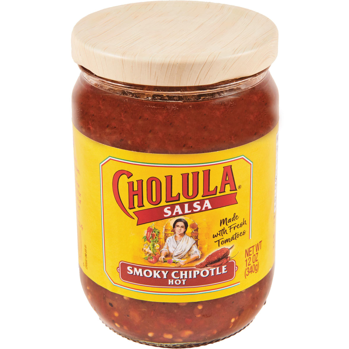 Cholula Smoky Chipotle Salsa jar boosts meals with smoky depth