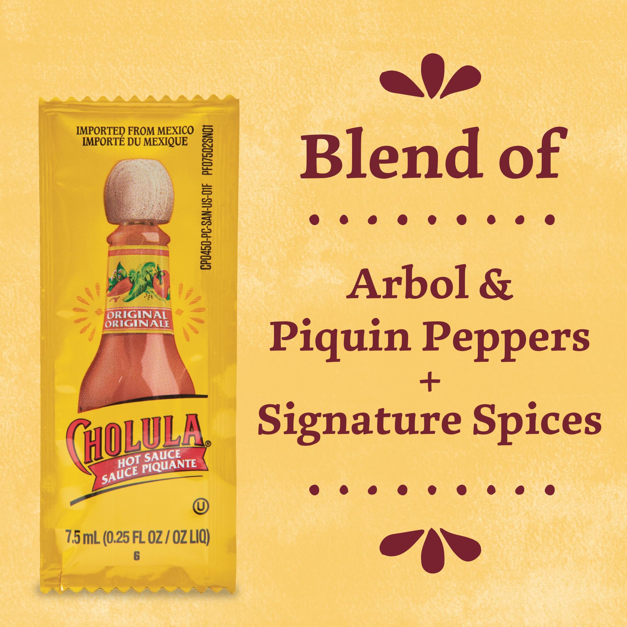 Cholula signature spices deliver authentic taste in single-serve packets.