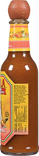 Cholula Sweet Habanero Hot Sauce served with tacos enhances the bite and color.