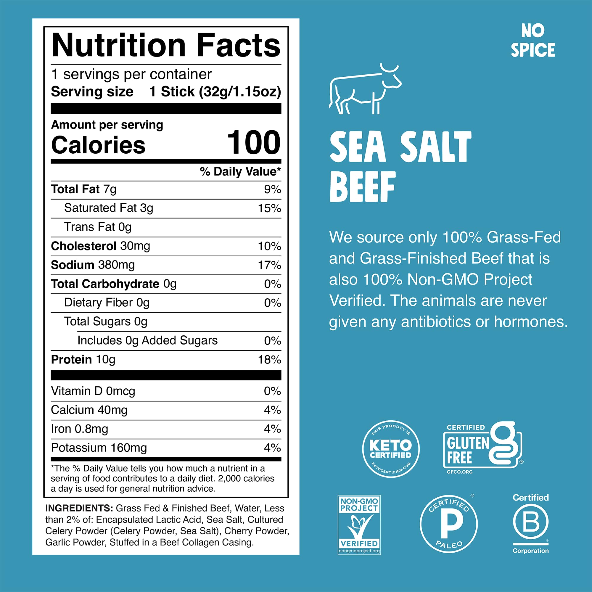 CHOMPS grass-fed beef jerky pack for on-the-go meals