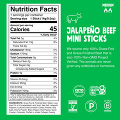 Chomps grass-fed beef jerky close-up highlighting natural meat quality and spice.