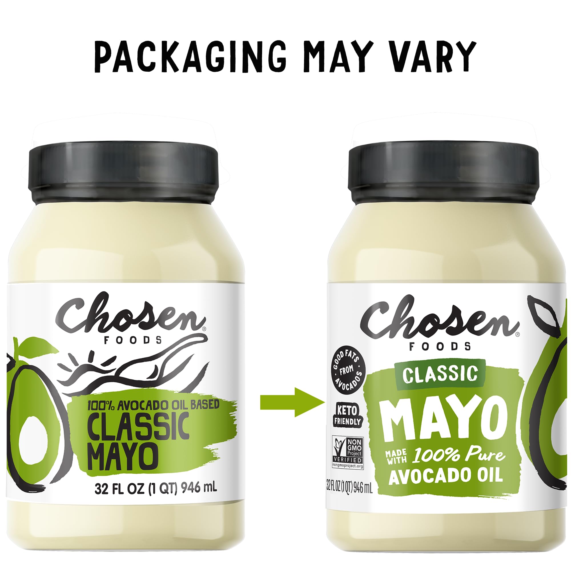 Chosen Foods avocado mayo dip bowl, creamy finish for veggies and chips