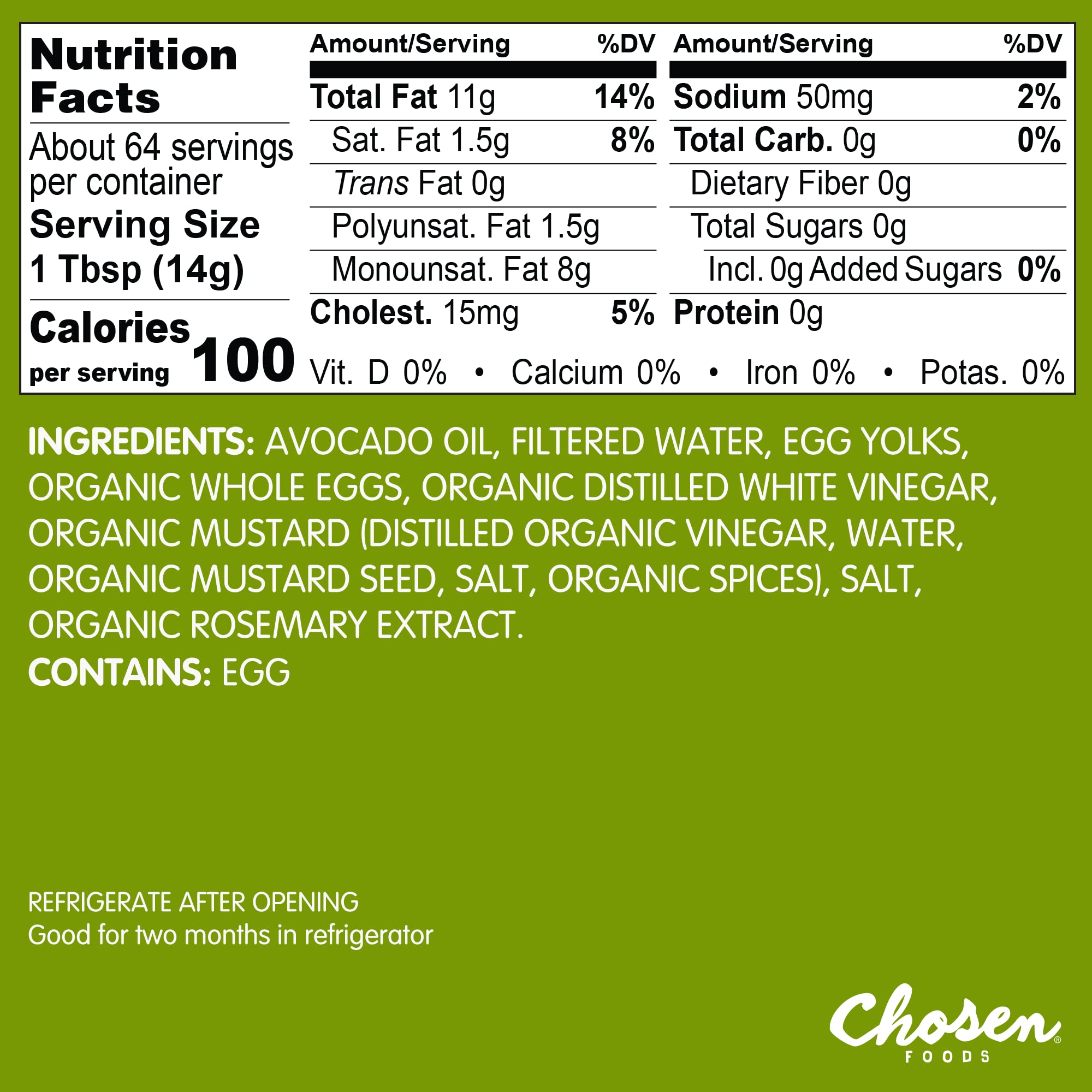 Chosen Foods avocado mayo jar on kitchen counter showing versatile use for dressings and dips