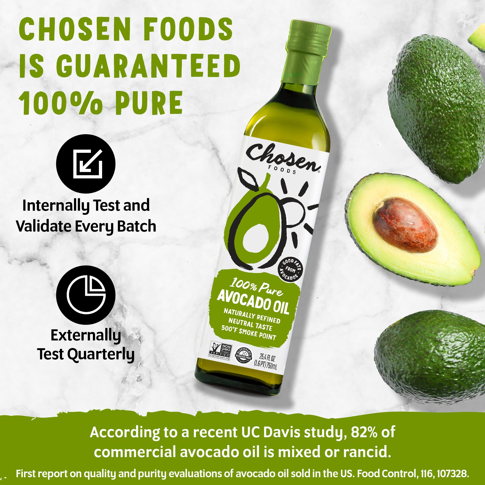 Chosen Foods Avocado Oil drizzle finishing roasted vegetables for a glossy finish.