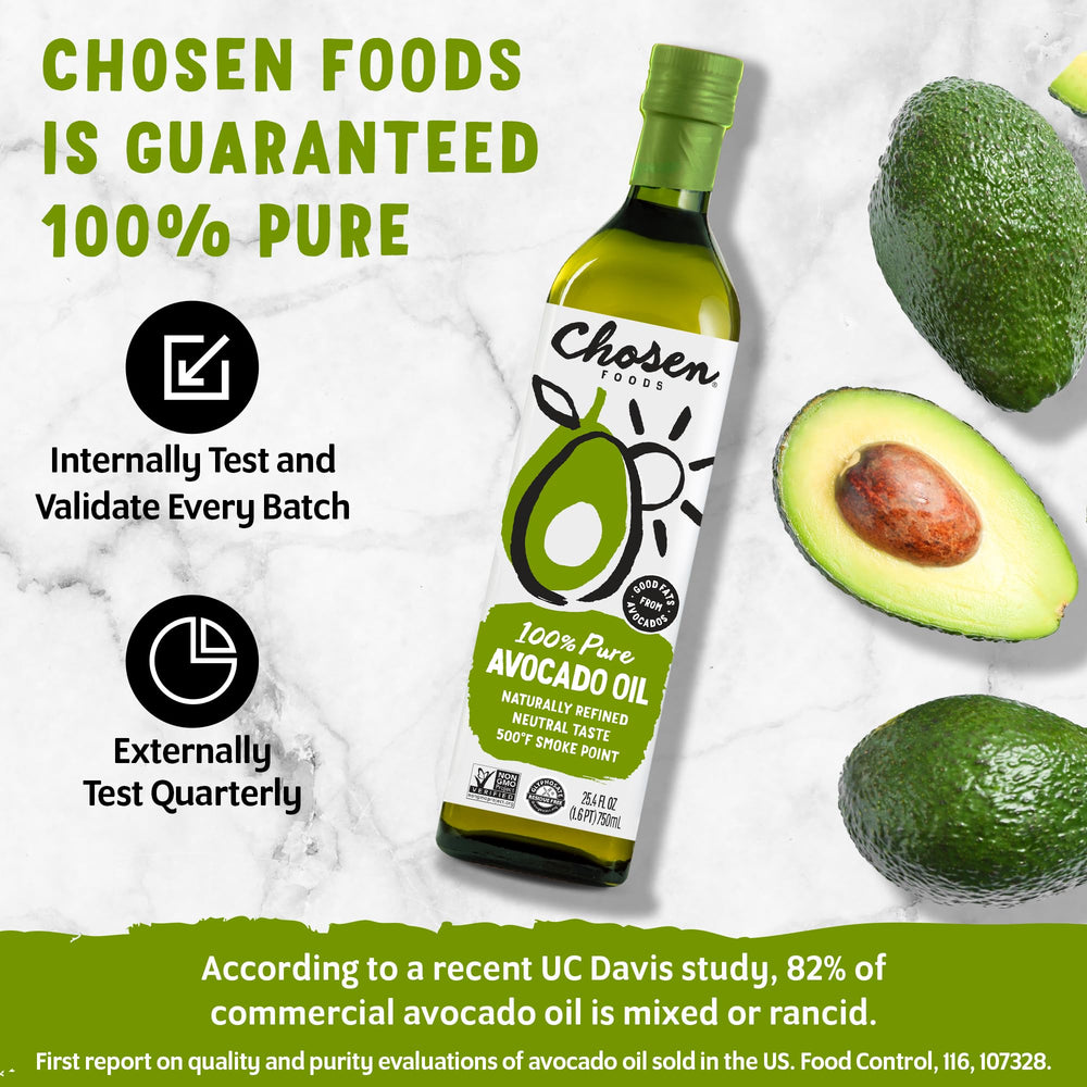 Chosen Foods Avocado Oil drizzle finishing roasted vegetables for a glossy finish.