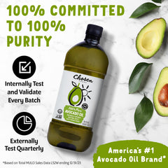 Chosen Foods Avocado Oil grill-sizzle shot highlights high smoke point for safe, flavorful grilling