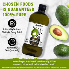 Chosen Foods avocado oil with ingredient dish demonstrates neutral flavor for clean tasting meals.