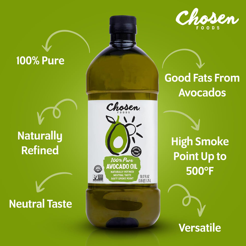 Chosen Foods Avocado Oil heat-stable hero enables keto-friendly, gluten-free, soy-free cooking