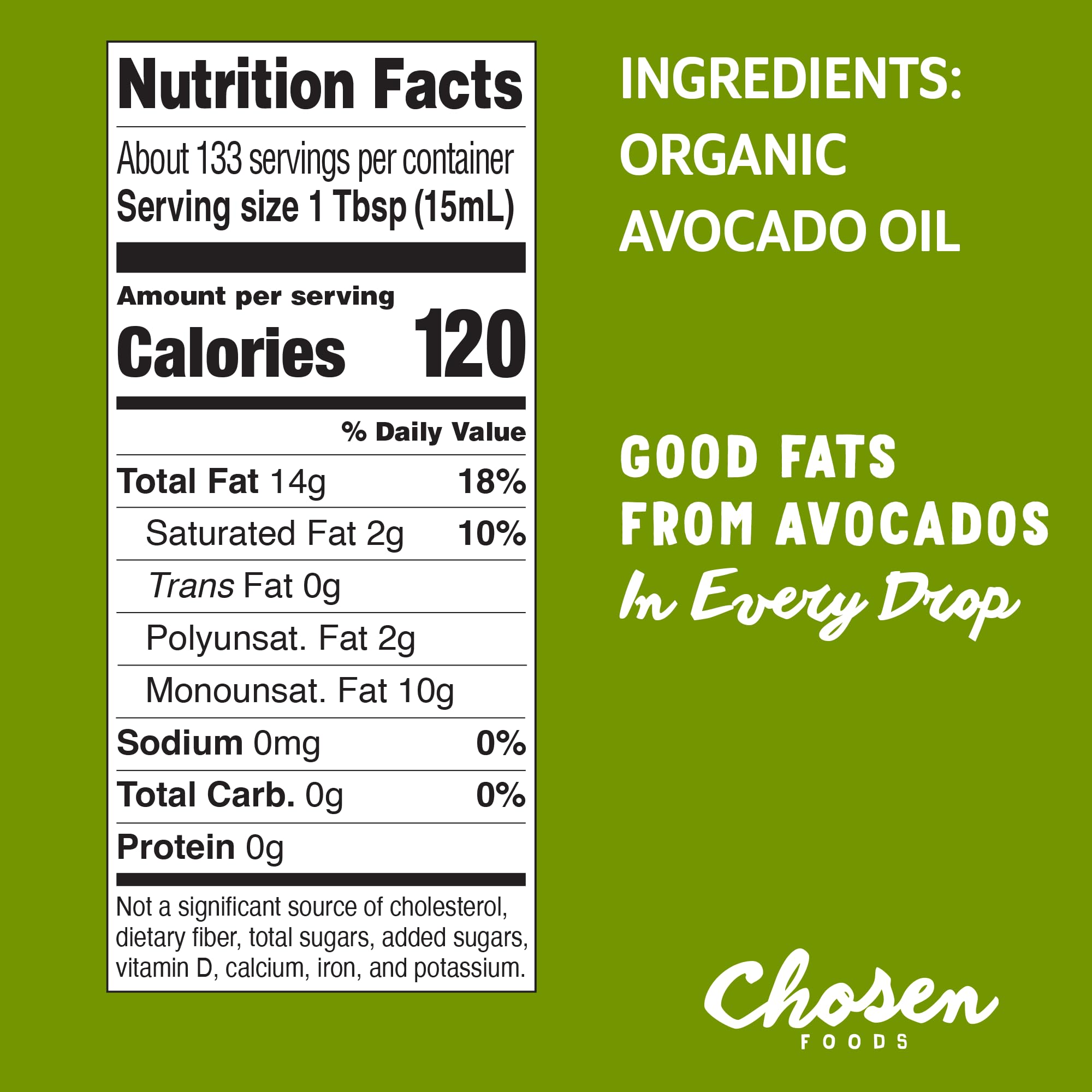 Chosen Foods avocado oil kitchen scene shows everyday cooking versatility.