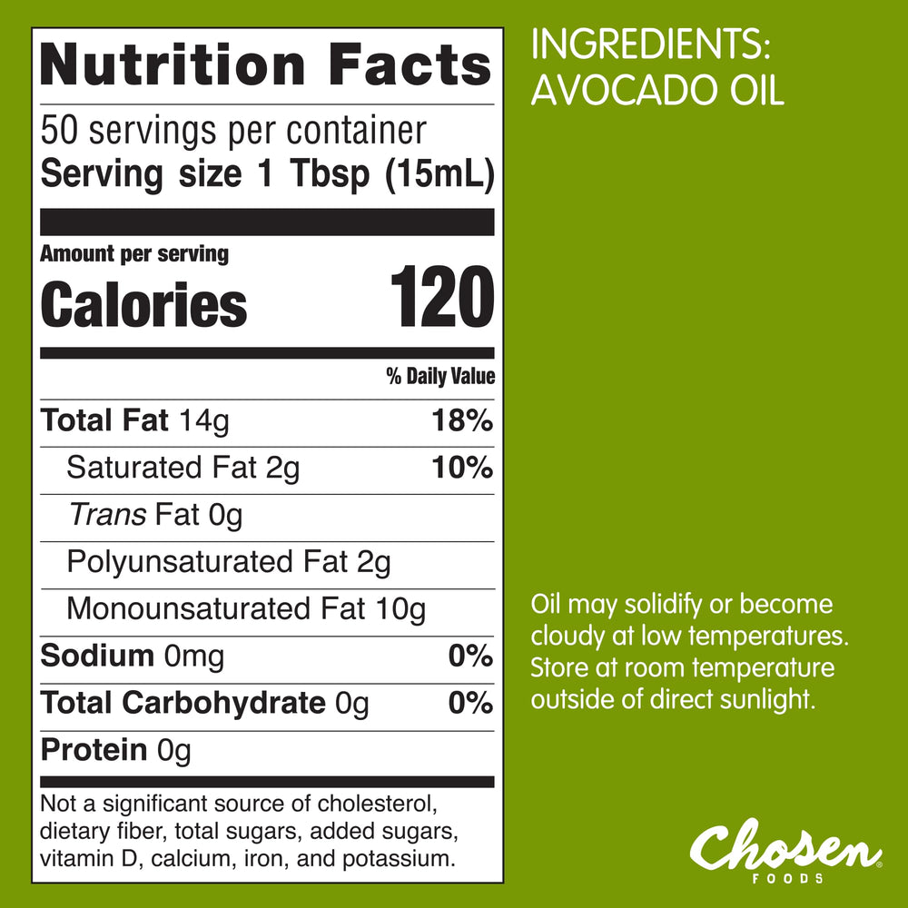 Chosen Foods Avocado Oil sautés vegetables for a quick, flavorful meal