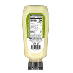 Chosen Foods Classic Mayo Squeeze close-up label shows clean ingredients and real flavor.