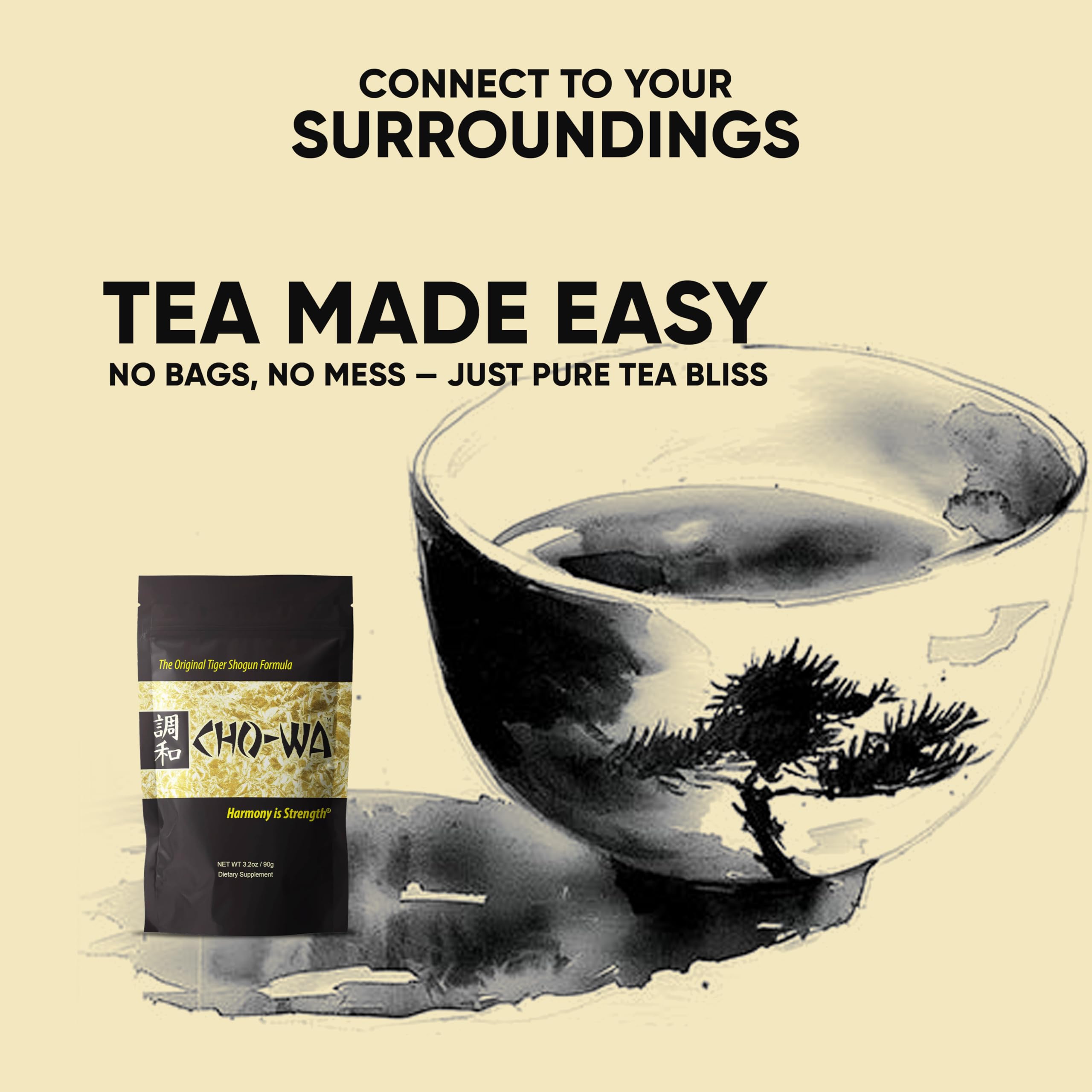 Afternoon CHO-WA break offers a gentle, flavorful pause.
