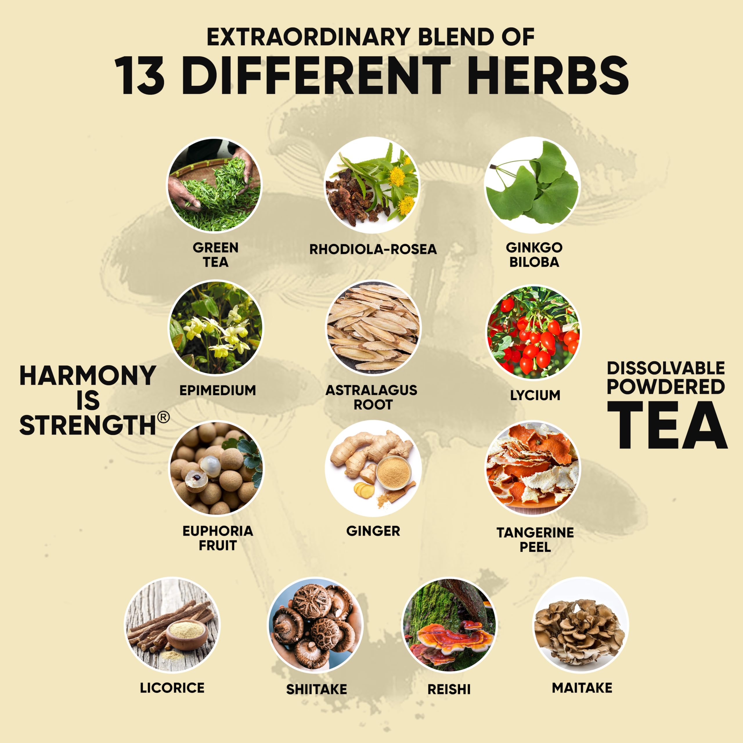 Steeping CHO-WA tea in a cup reveals a soothing aroma.