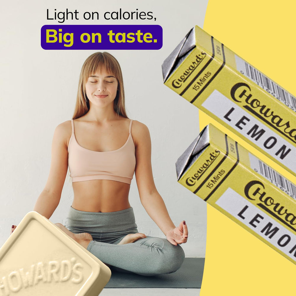 Gift-ready Choward's Lemonmint tin suggests sharing and gifting appeal