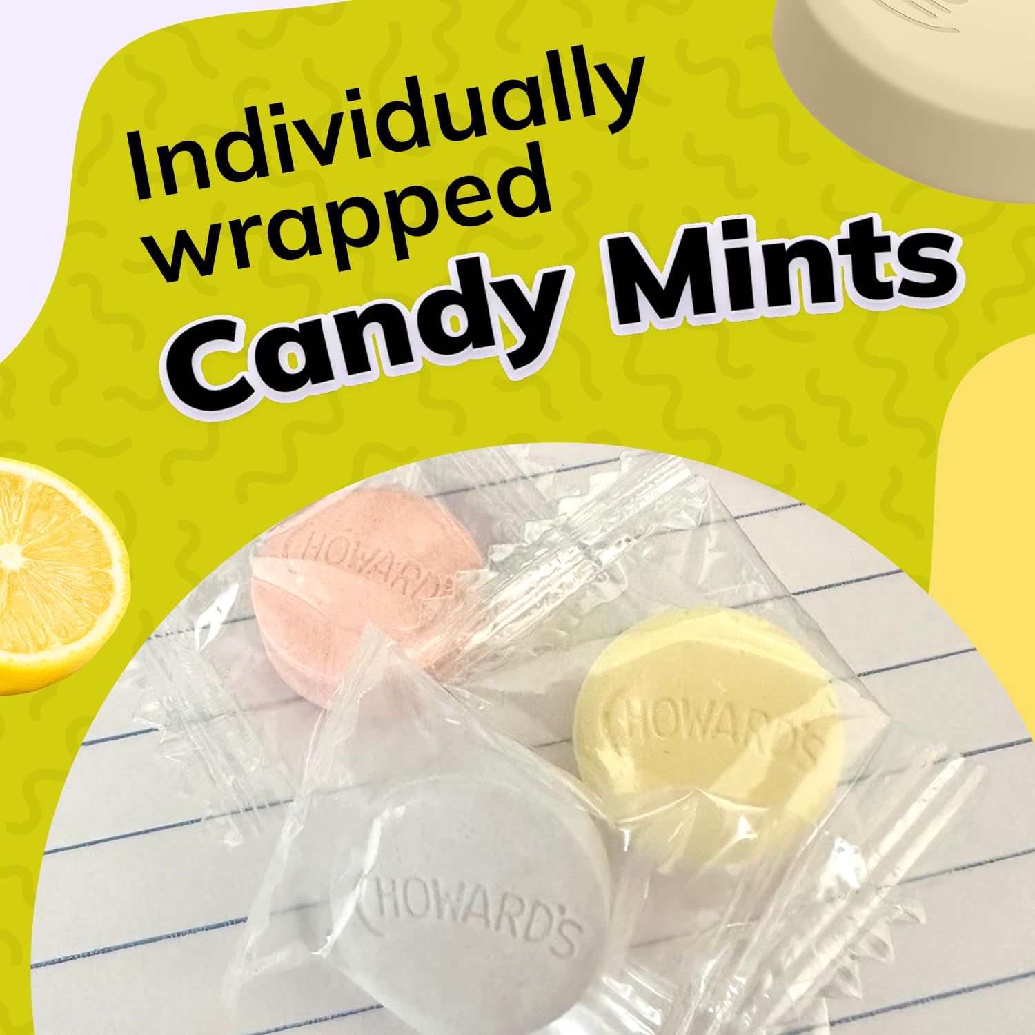 Choward's Lemonmint label design emphasizing aroma and quality packaging.