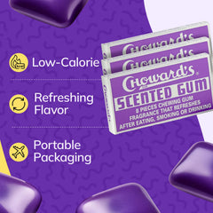 Choward's Scented Gum travel-compact display easy to carry on trips.