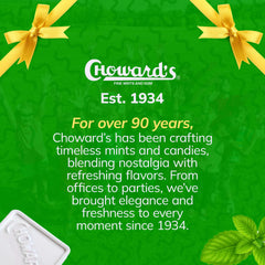 Choward's Spearmint Candy individually wrapped mints for on-the-go refreshment.