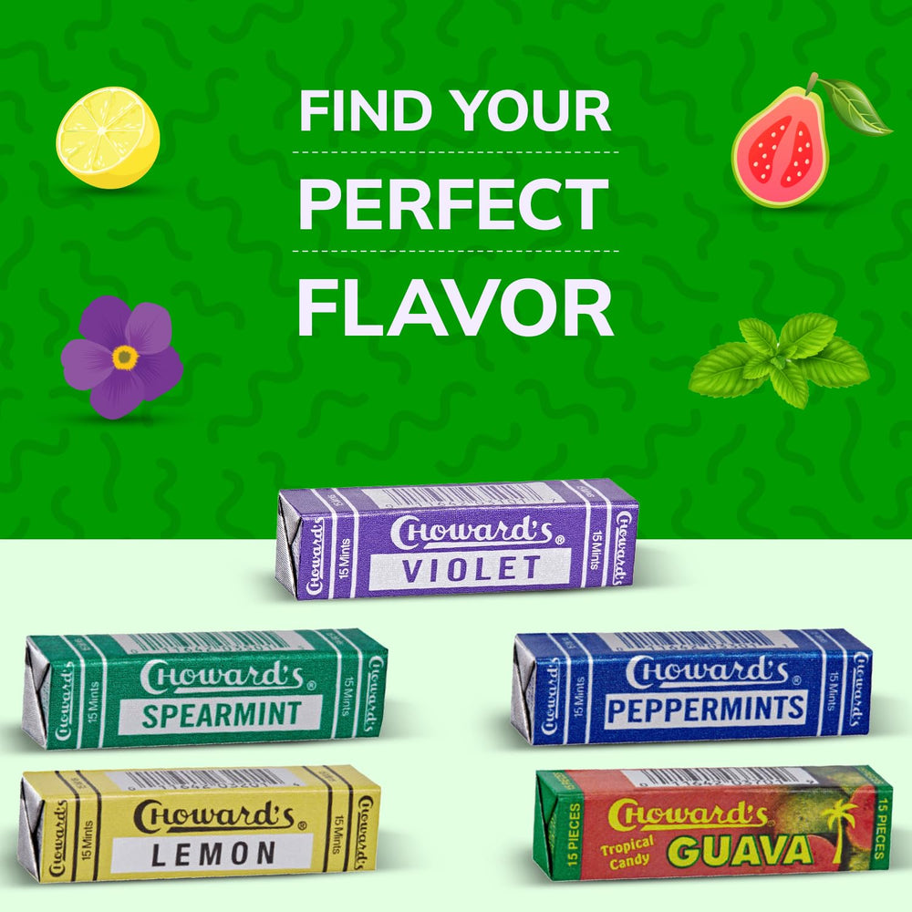 Choward's Spearmint Candy pocket-size treat for quick breath refresh.