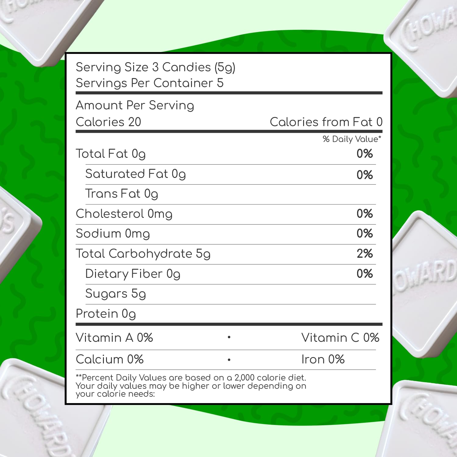 Choward's Spearmint Candy ideal for party favors and gifting.