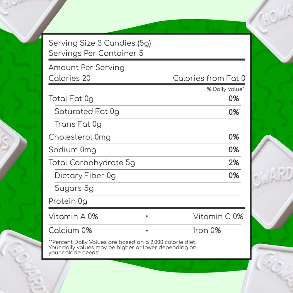 Choward's Spearmint Candy ideal for party favors and gifting.