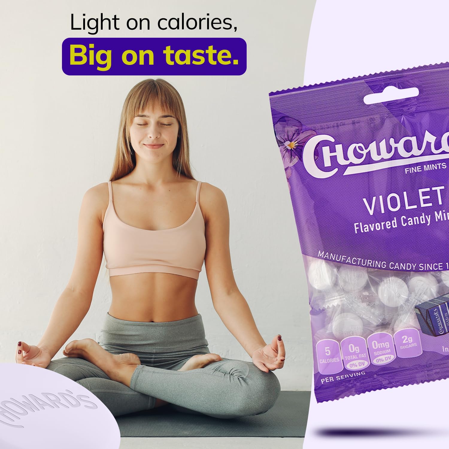 Choward's Violet Mints travel case, perfect travel companion.