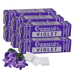 Choward's Violet Mints front pack highlights brand and refreshing violet aroma.