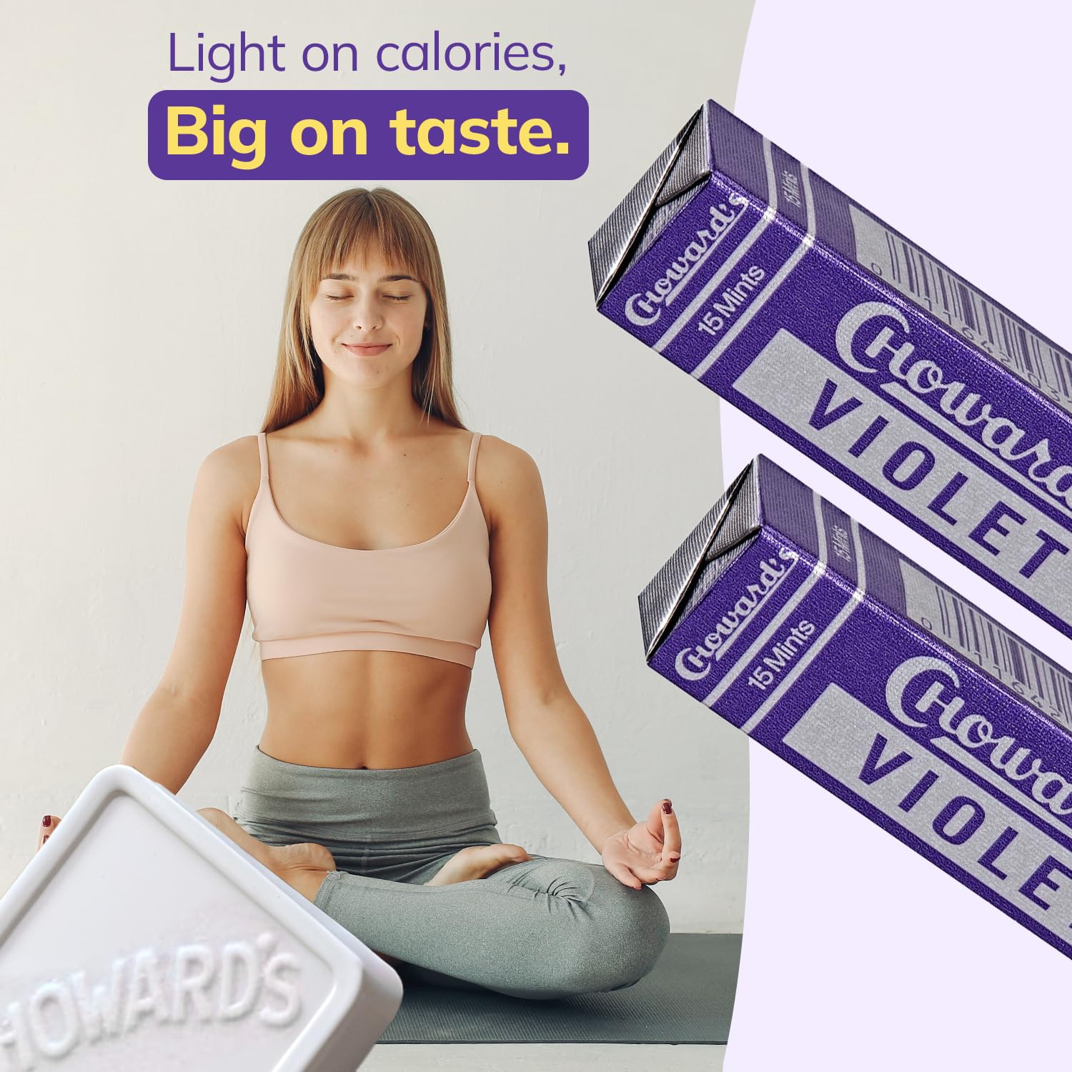 Choward's Violet Mints ideal lunchbox snack for a refreshing break.