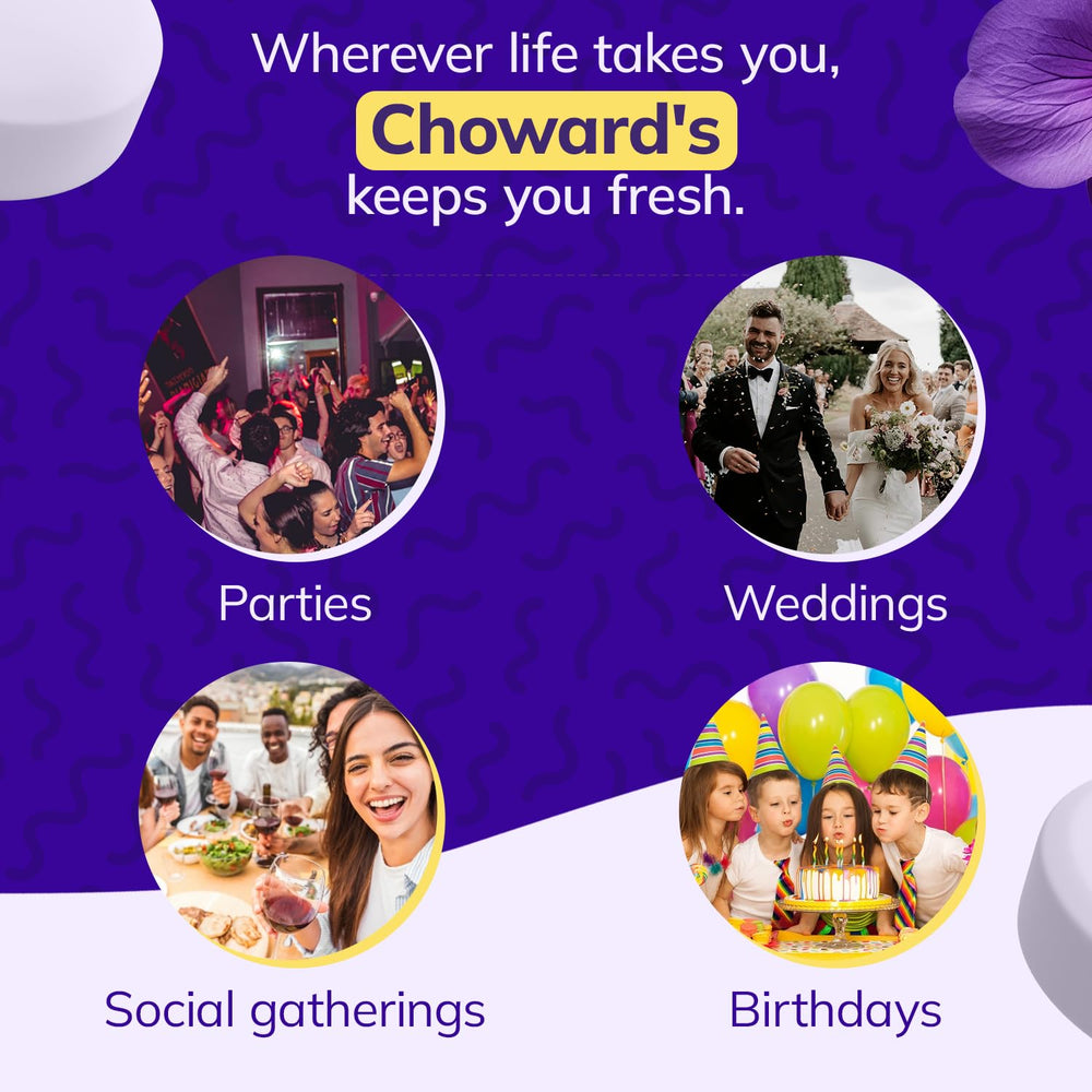Choward's Violet Mints gift-ready packaging for gifting occasions.